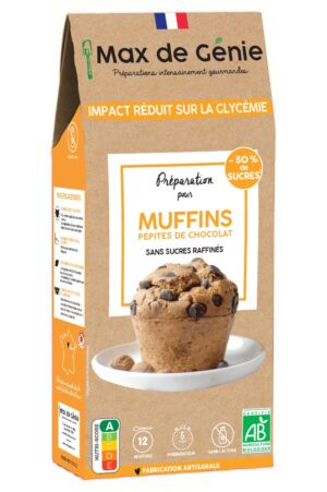 Photo site internet Muffins aux pépites de chocolat Max de Génie