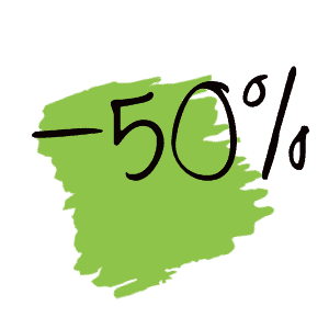 icône -50%