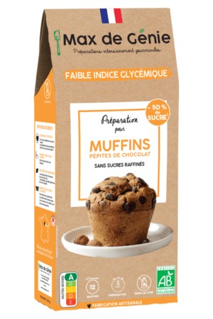 Préparation pour muffins aux pépites de chocolat