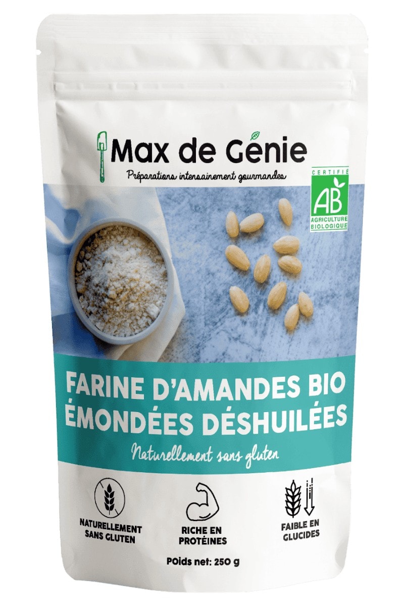 Farine d'amande blanchie Max de Génie