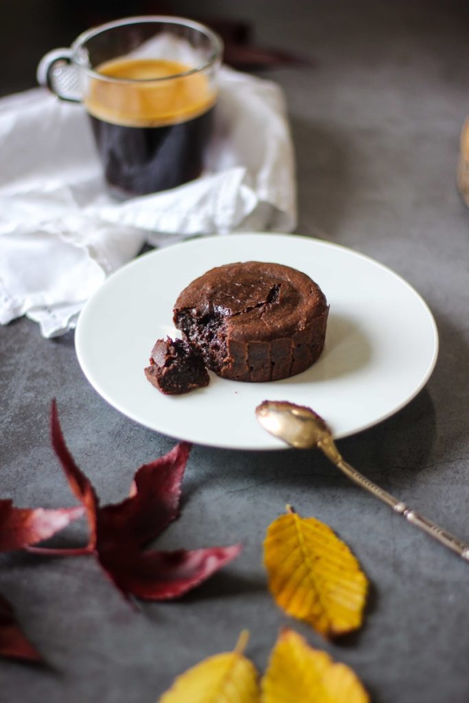 Mini fondant au chocolat cœur coulant