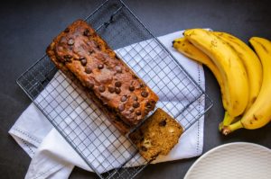 Banana bread aux pépites de chocolat