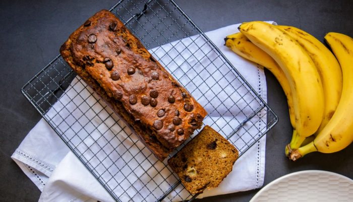 Recette banana bread sans gluten aux pépites de chocolat