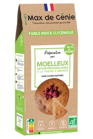 Préparation pour moelleux nature à la farine d’amande