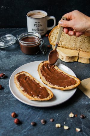 Pâte à tartiner Max de Génie sur du pain