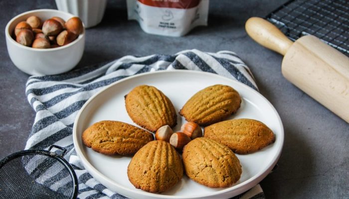 Recette de madeleines à la farine de noisettes