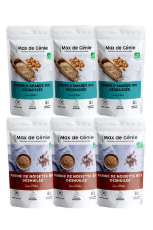 Pack farines : farine d’amande et farine de noisette