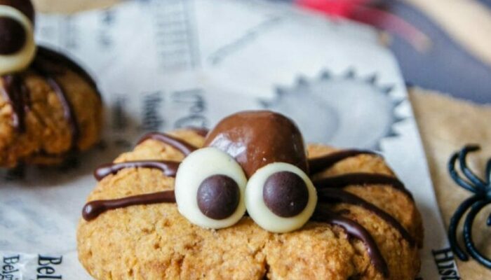 Recette de cookies araignées Halloween