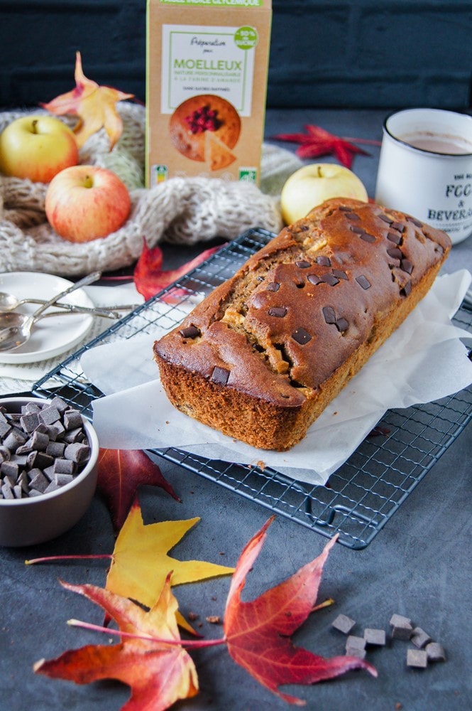 Cake pommes ou poires au chocolat