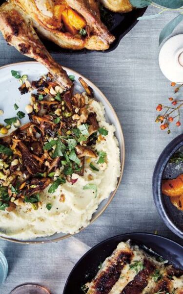 dinde, purée de panais et sauce champignons par Femmes d'Aujourd'hui