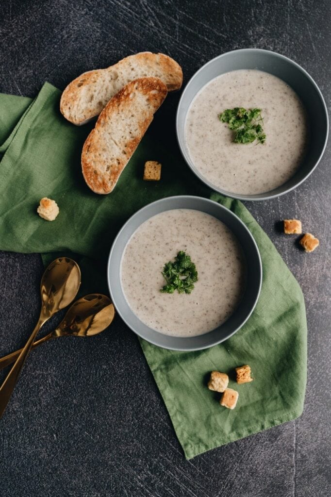 soupe aux champignons