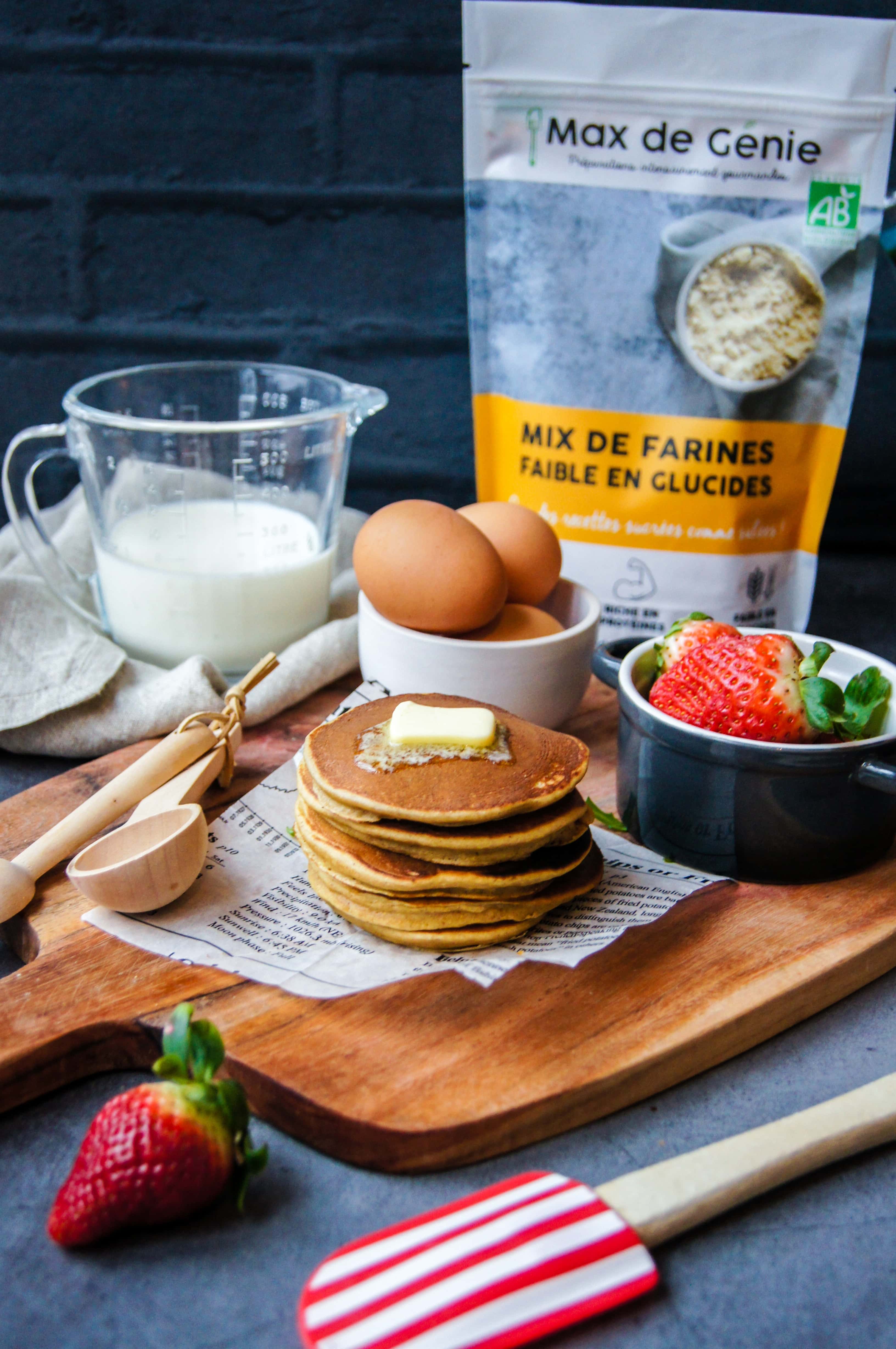 Pancakes Sucré keto