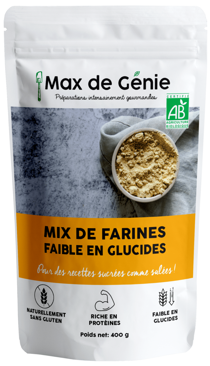 Farine keto sans gluten Bio (400 g) - Max de Génie