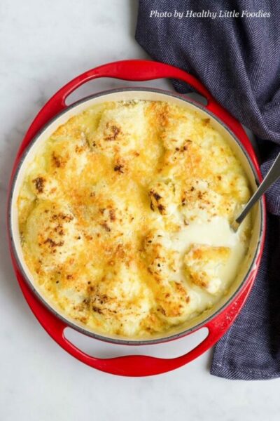 gratin chou fleur et fromage Healthy Little Foodies