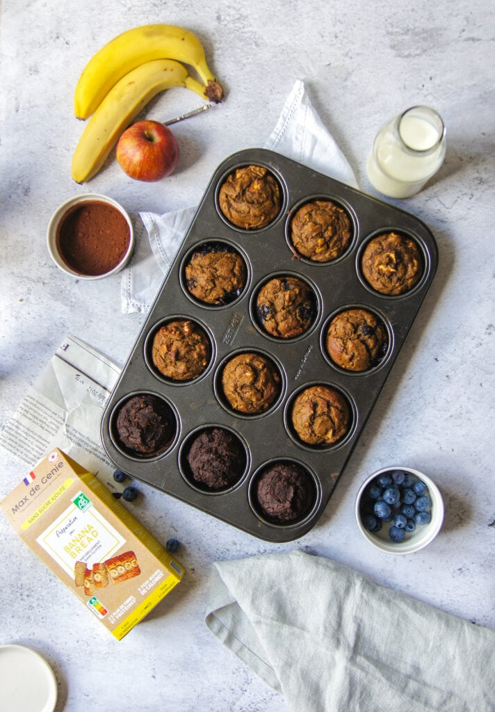 Minis banana bread