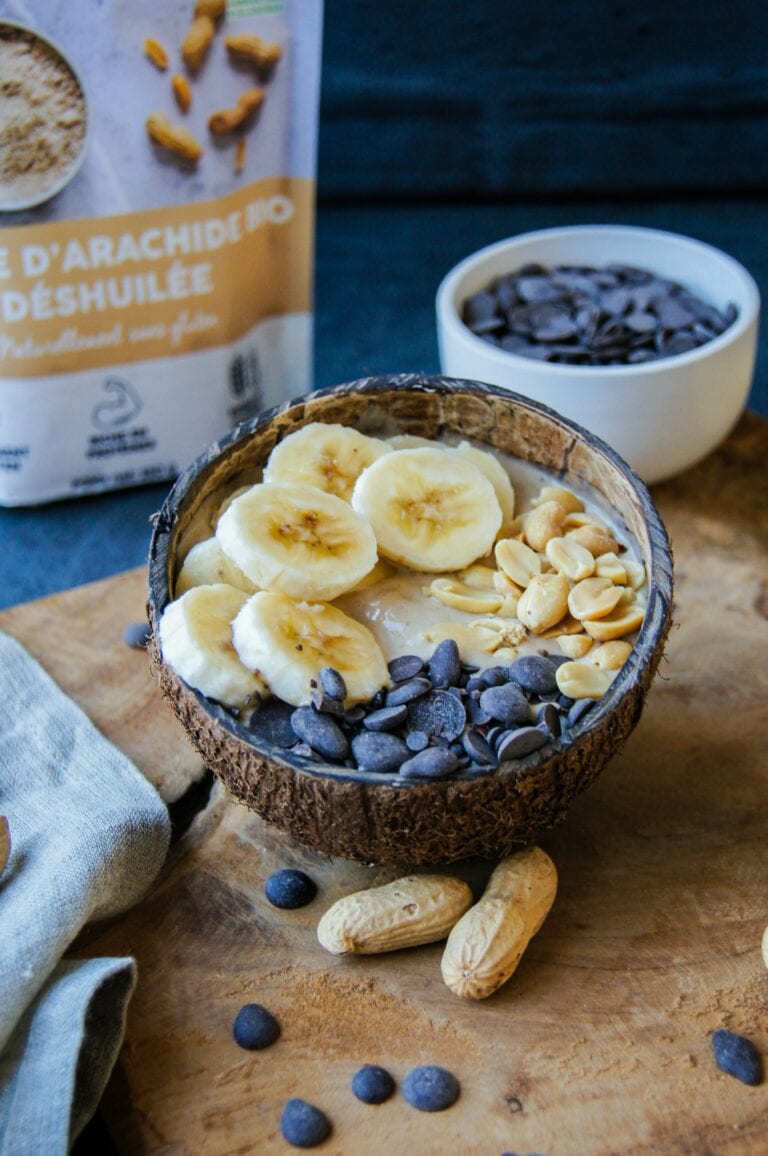 Smoothie Bowl Farine de cacahuète 2