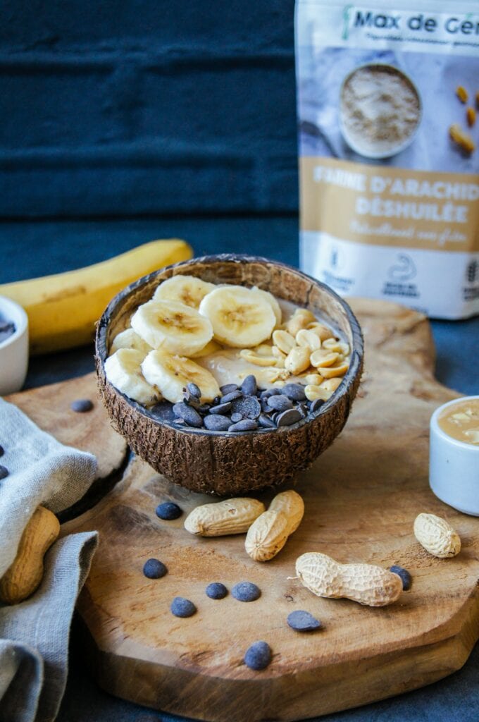 Smoothie Bowl Farine de cacahuète