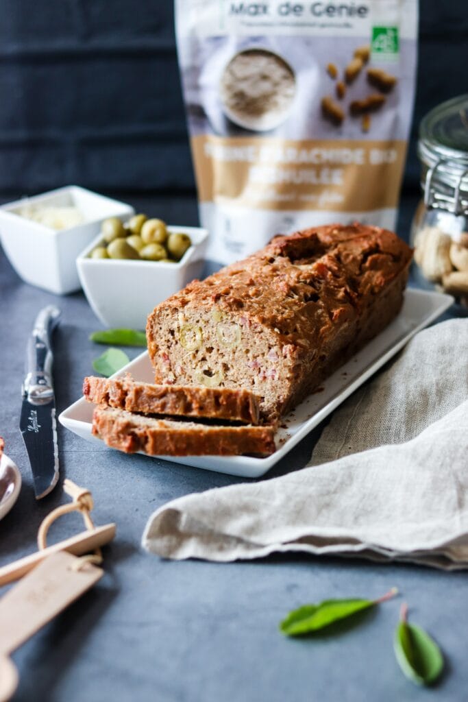 Cake salé farine d'arachide Max de Génie