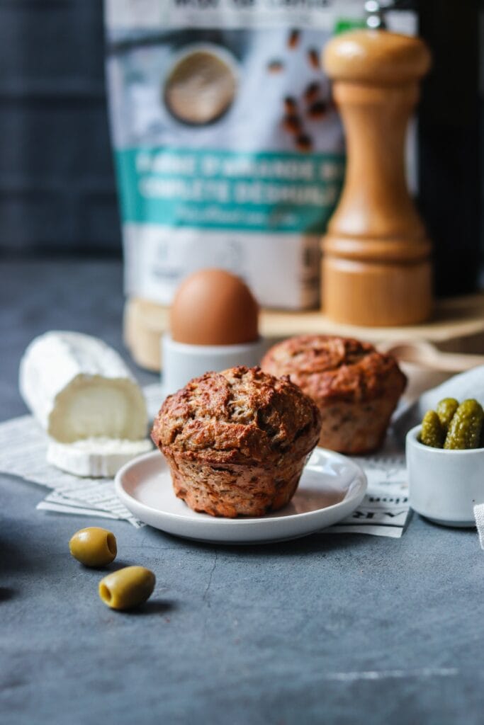 Muffins salés farine d'amande