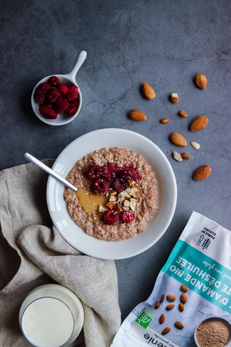 Porridge farine d'amande