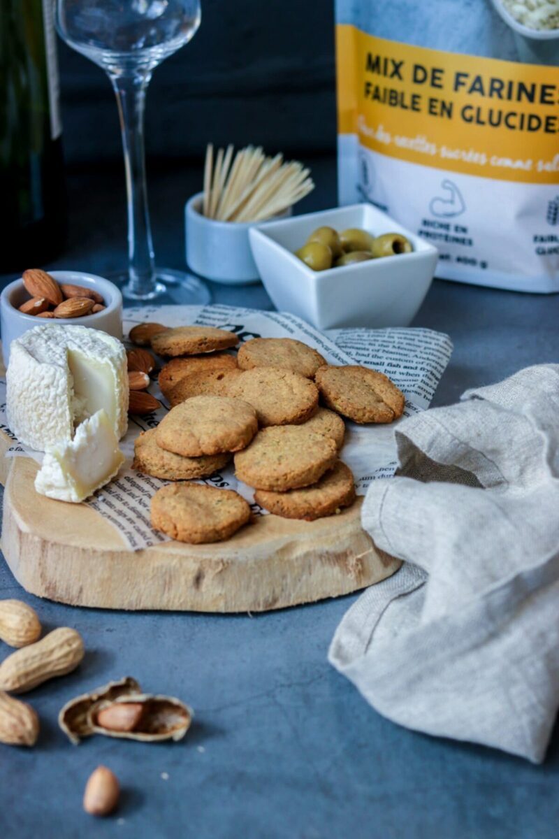 Sablés apéro faible en glucides