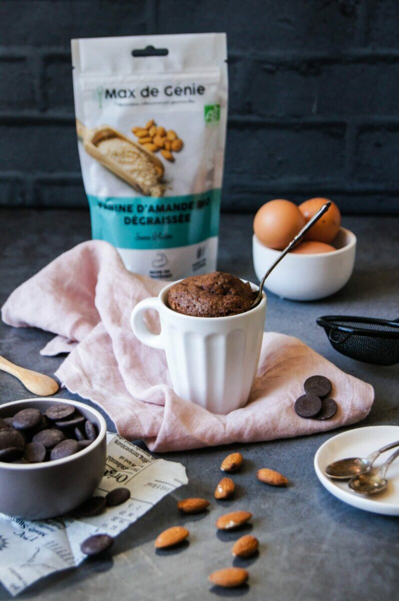 mug cake choco farine d'amande