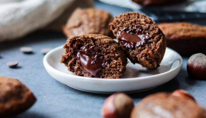 Recette de madeleines fourrées chocolat-noisette