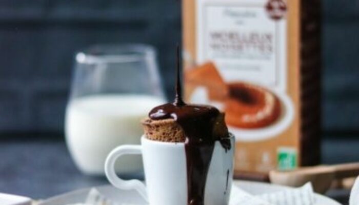 Recette mug cake moelleux noisette sans gluten et faible en glucides