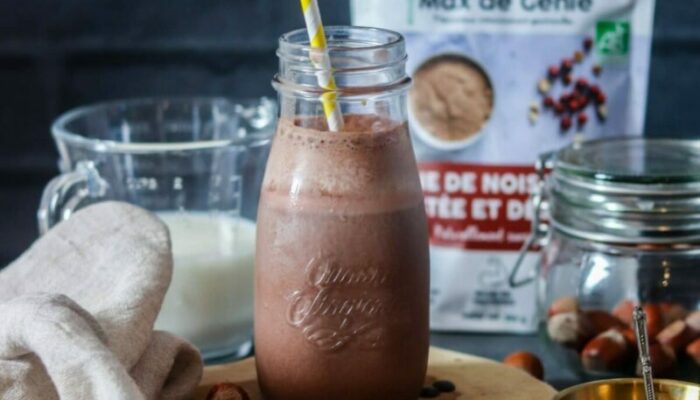 Recette de milk-shake chocolat-noisettes