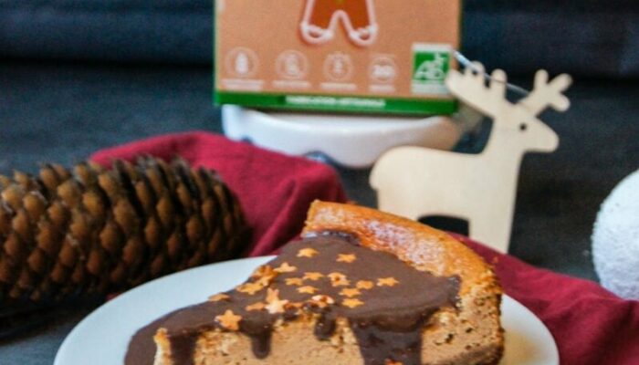 Recette de cheesecake aux épices et sauce chocolat