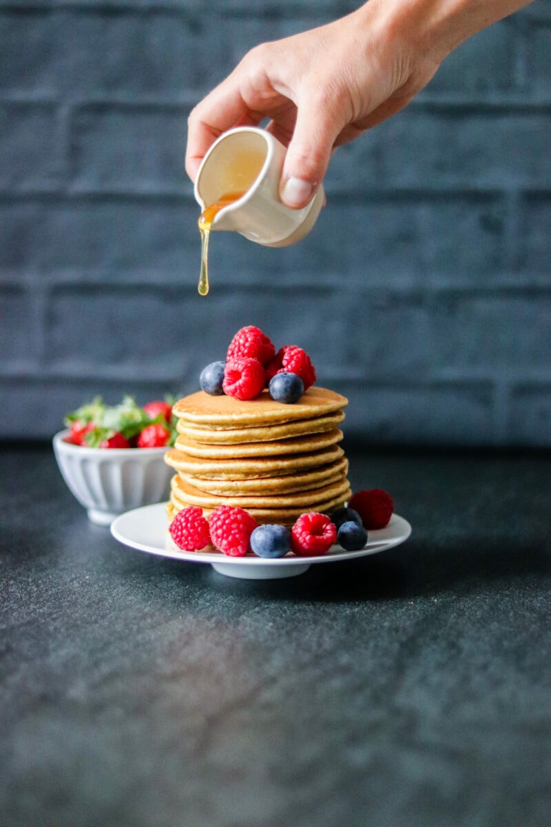 Pancakes fruits rouges