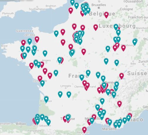 Carte France Tribu des Supers décembre 2021
