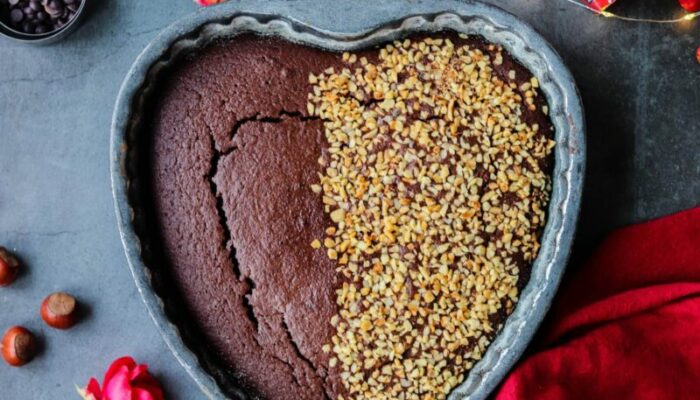 Recette de cake coeur choco-noisettes