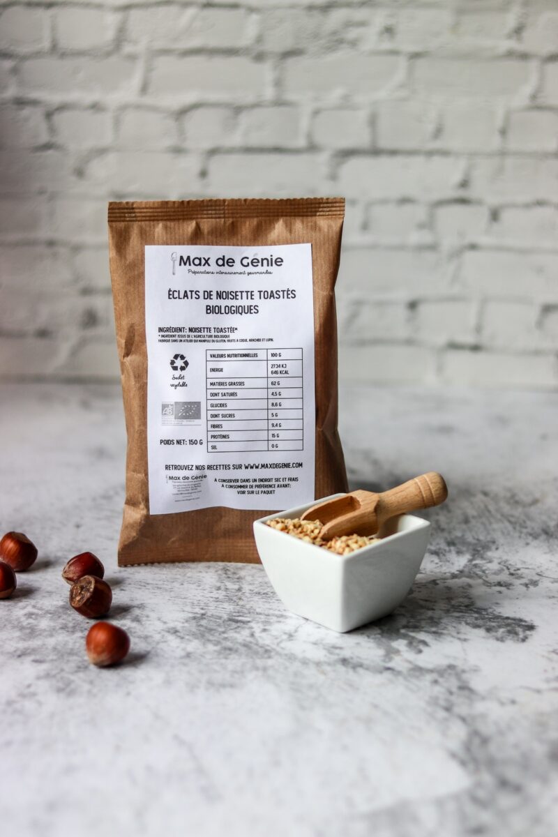 clats de noisettes grilles VRAC (150g) - Max de Gnie