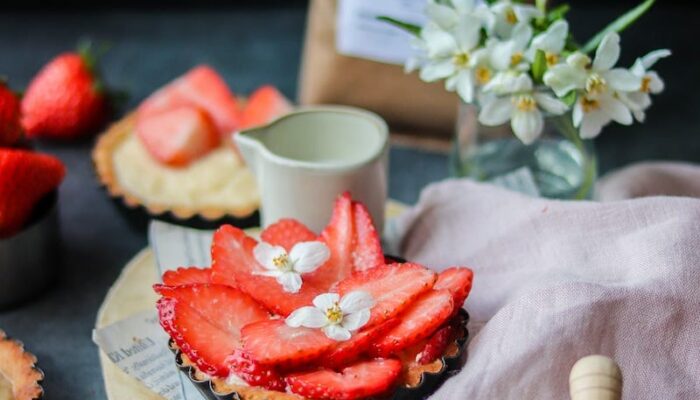 Recette de tartelette aux fraises low carb à la farine d’amande