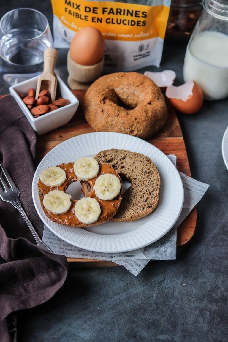 Bagels Mix keto_-8 - beurre de cacahuète et banane