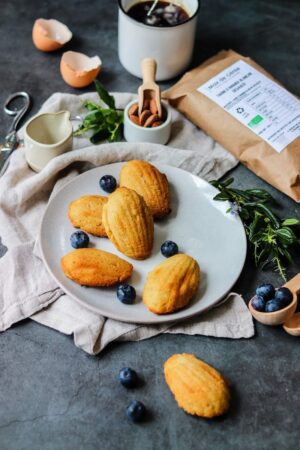 Madeleines Farine d'amande blanchie