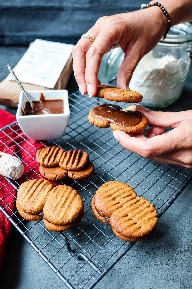 Biscuits croquants avoine & amande (vegan & sans sucre)