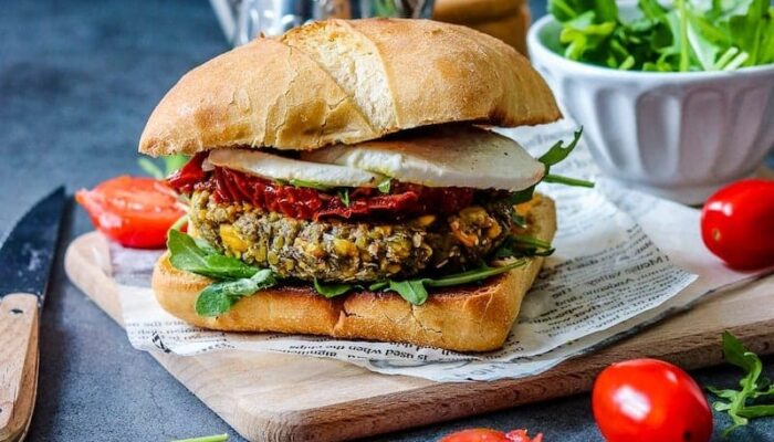 Recette de burger à l’italienne végétarien et IG bas