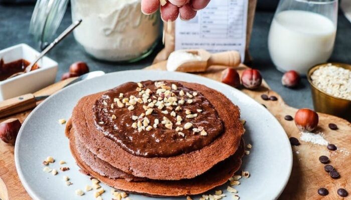 Recette de crêpes sans gluten au cacao