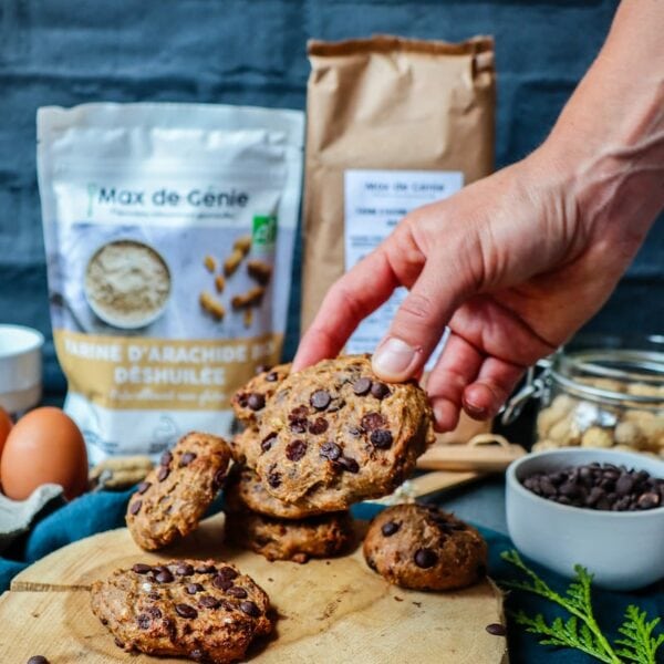 Fit cookie banane farine de cacahuète-3