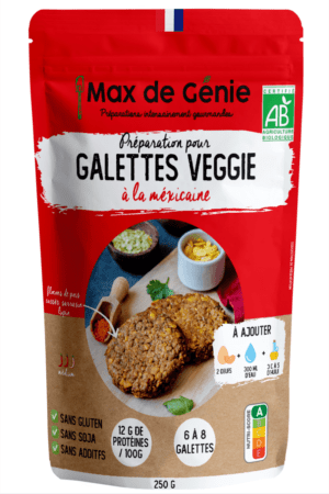 Préparation pour Galettes Veggie à la Mexicaine