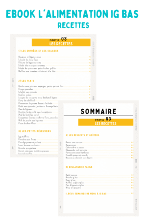 Pack de 2 Ebooks - L'alimentation IG bas le guide complet et l'alimentation IG bas Sans gluten (digital) – Image 2