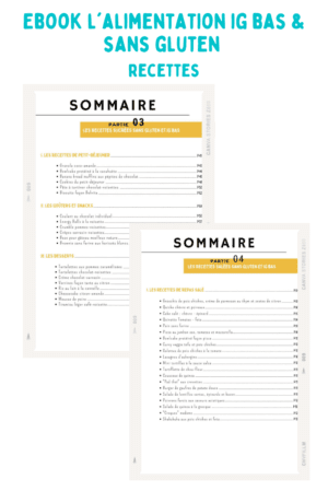 Pack de 2 Ebooks - L'alimentation IG bas le guide complet et l'alimentation IG bas Sans gluten (digital) – Image 3