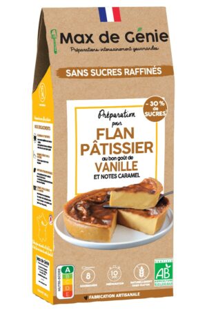 Préparation pour Flan Pâtissier Vanille notes caramel
