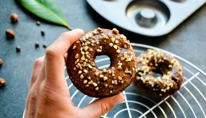 Donuts chocolat IG bas et healthy
