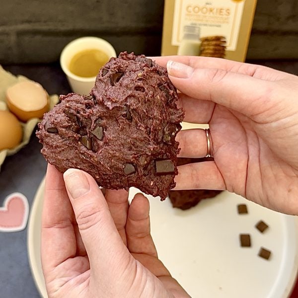 Cookie coeur Saint-Valentin