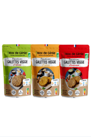 Pack découverte Préparations Galettes veggie x 3