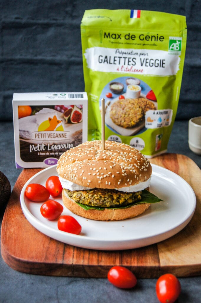 Burger Vegan Galettes Italiennes Fromage Petit Veganne