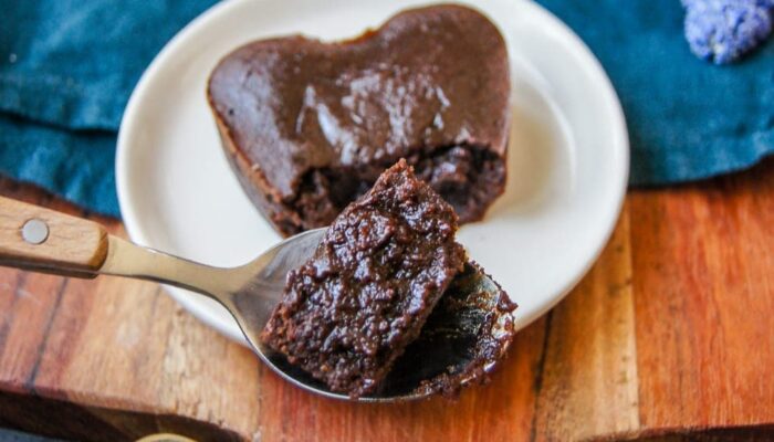 Recette de mini coeur coulant au chocolat IG bas